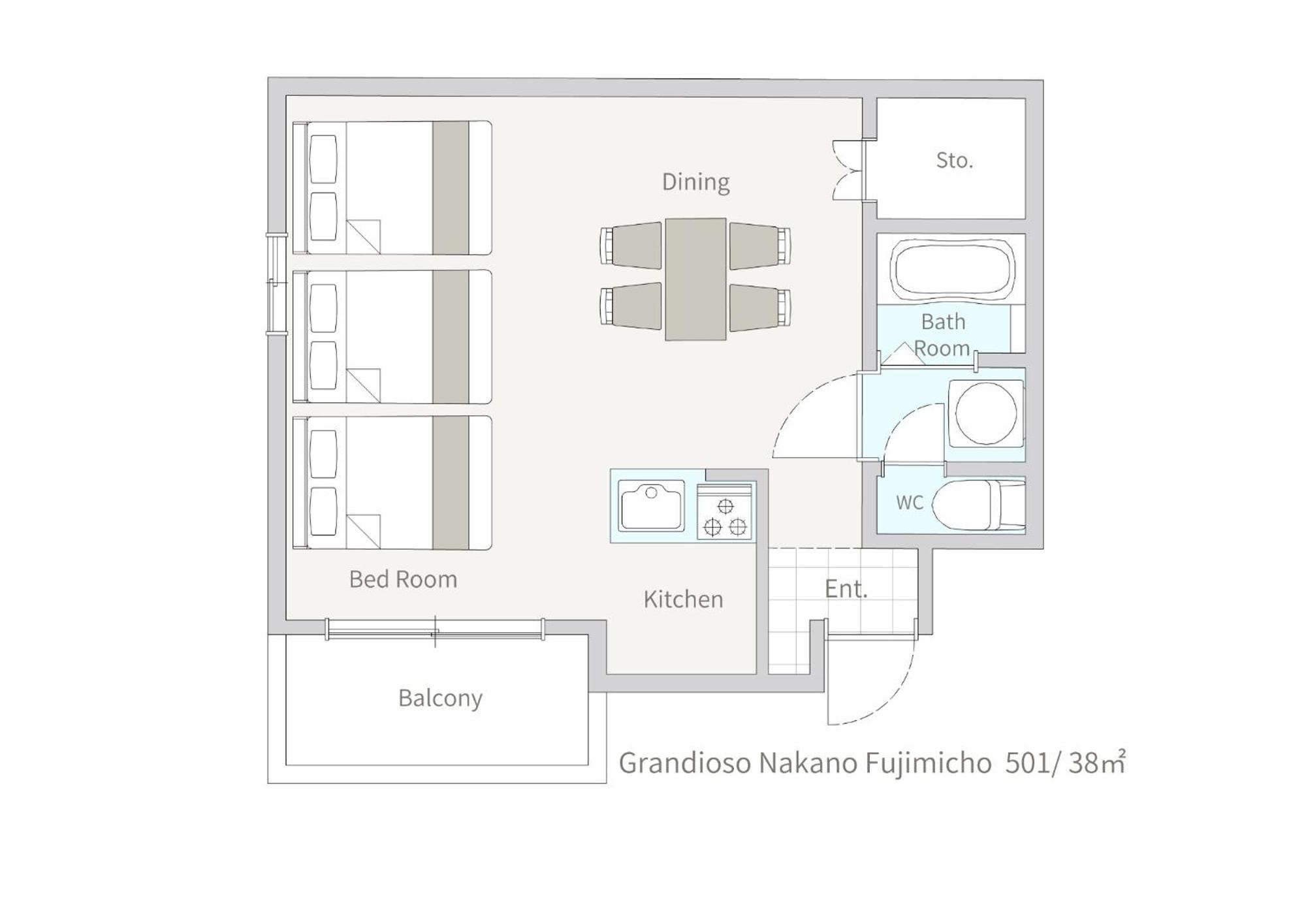 Green House Nakano Fujimicho - Vacation Stay 65983V 도쿄 외부 사진